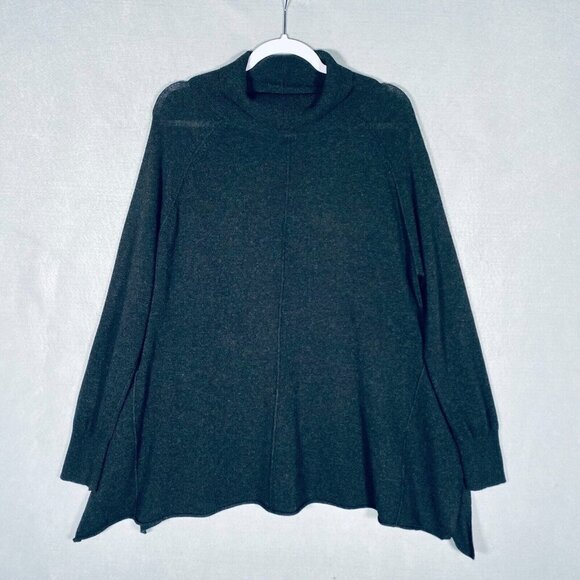 Soyer Sweater Womens S Gray Wool Cashmere Lagenlook Pullover Oversized - Picture 1 of 11